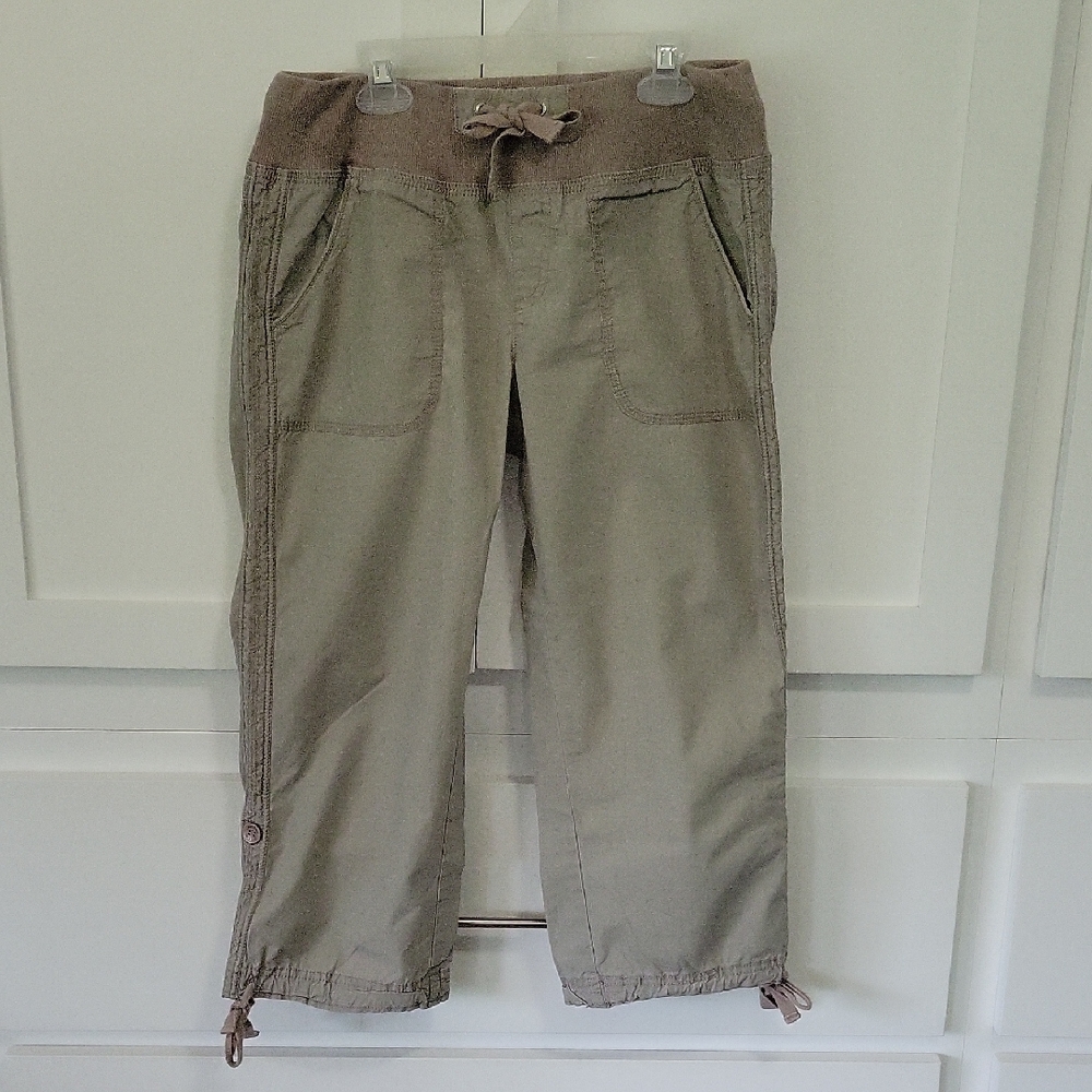 Womens Khaki Colored Capris
